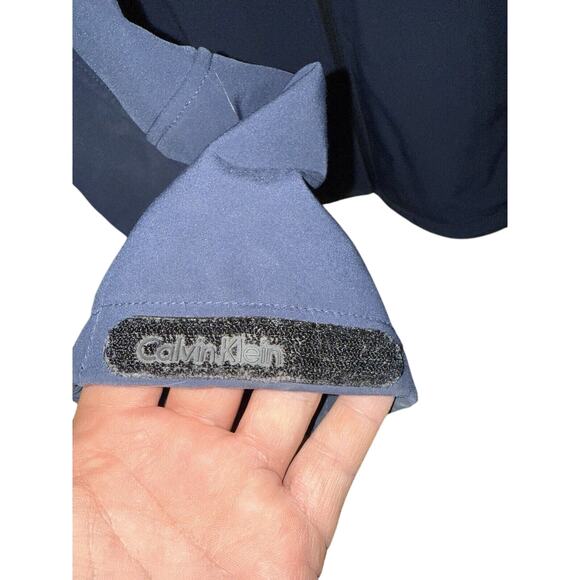 Size XXL - Calvin Klein Soft-shell Jacket, - Blue - Picture 5 of 7